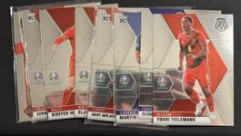 Lot de 8 cartes Panini Mosaic Euro 2020, collection RC!
