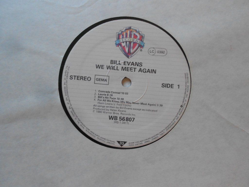Schallplatten: BILL EVANS  -  WE WILL MEET AGAIN – Gebraucht aus Bex von Giorgiob 3