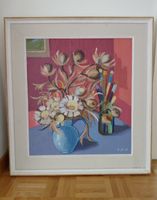 Gemälde Blumenstillleben, signiert R.A. Jg 88 (kein Versand)