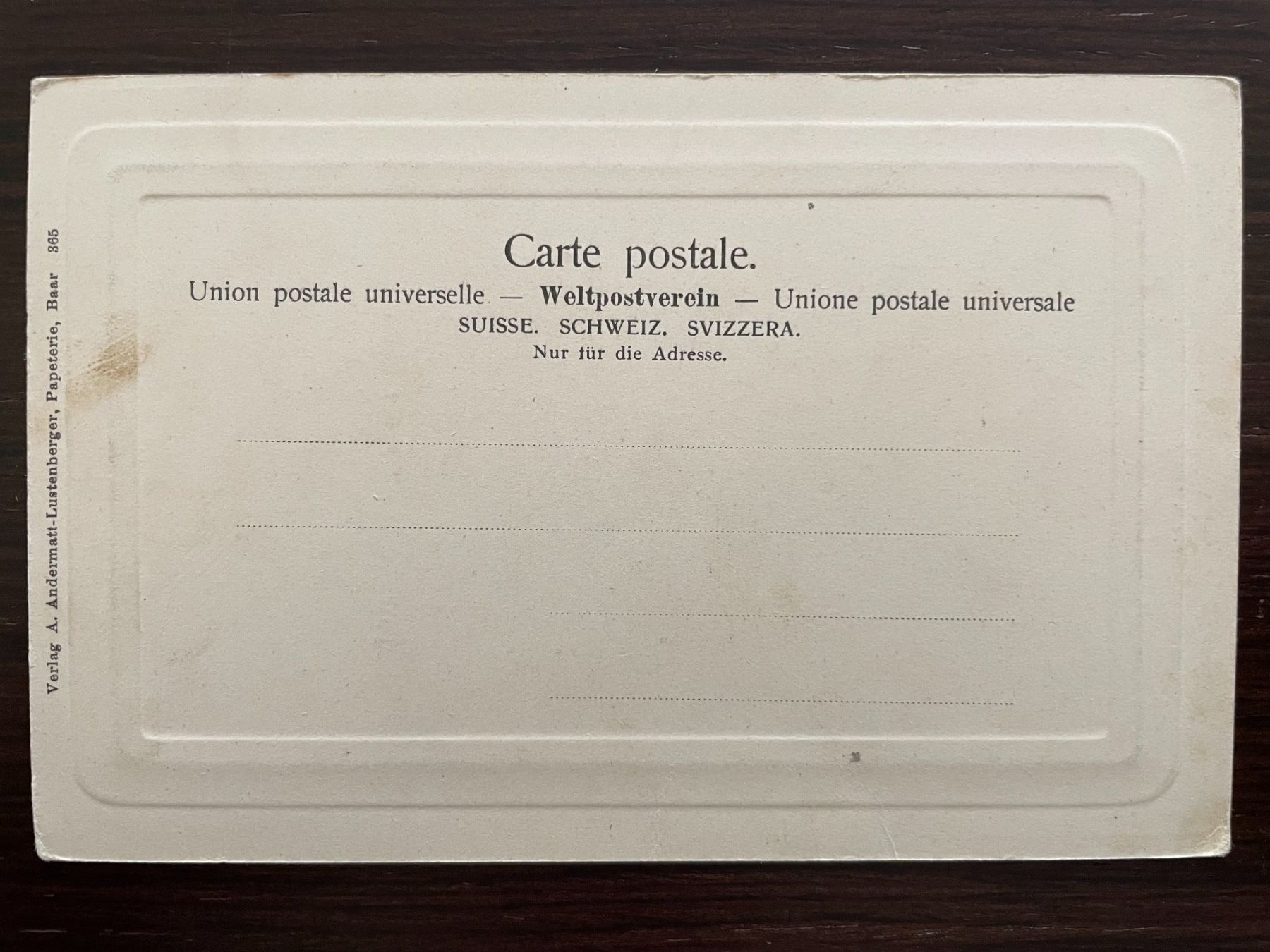 Cartoline postali: BAAR Ortsansichten, Höllgrotten, Kirche, 5 Ansichtskarten – Usato da Wald ZH venduto da TLILEF 6