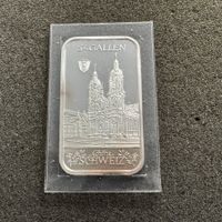 1 Unze Silber Schöne Schweiz St. Gallen