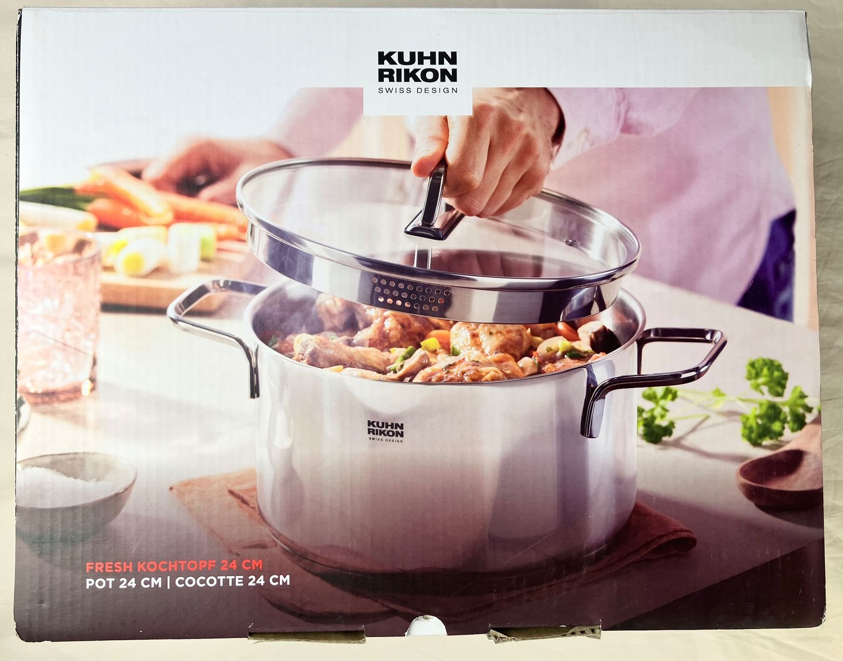 Rikon Pentole: Kuhn Rikon 24 cm – Nuovo e nell'imballaggio originale da Mürren venduto da Ne-le