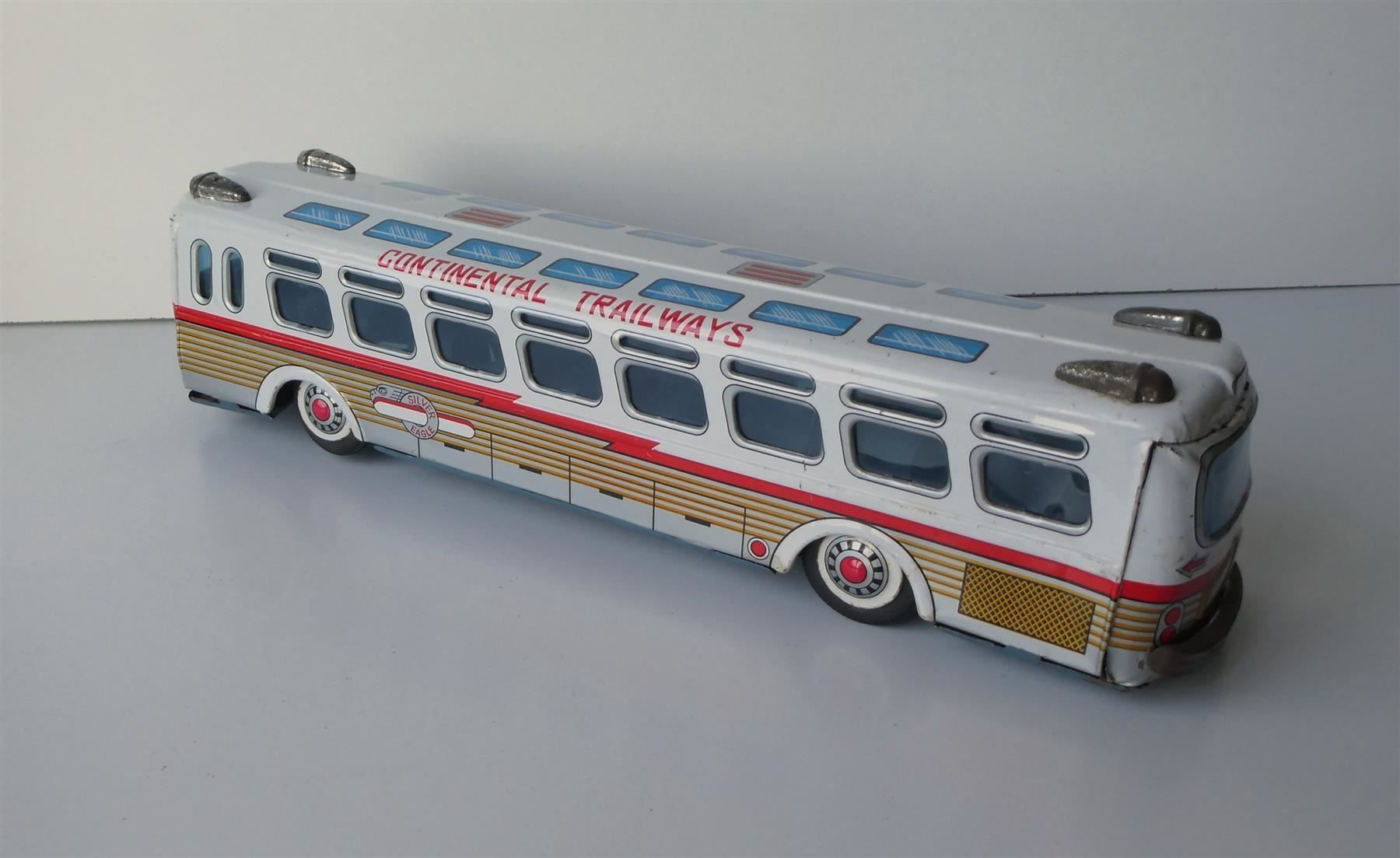 Modellini d'auto: Blechauto Setra Bus Continental Eagle Express Tin Japan – Usato da Frauenfeld venduto da Astra13 5