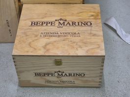 Weinkiste 6er leer 32x29x20 cm