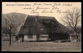 AK Teufenthal /Aargau, Bauernhaus