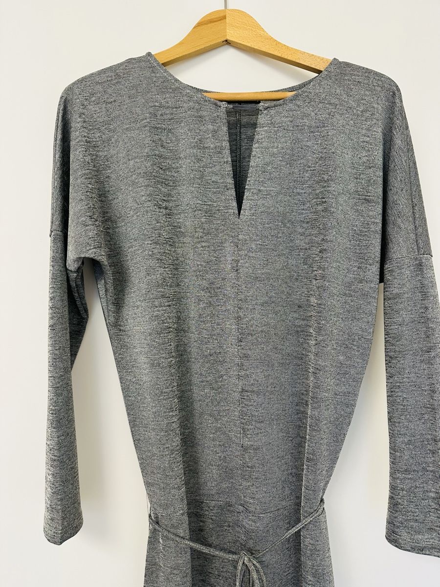 Vila Vestiti: Gray VILA Long Dress with Belt, Size S – Usato da Kilchberg ZH venduto da kku_pv69 3