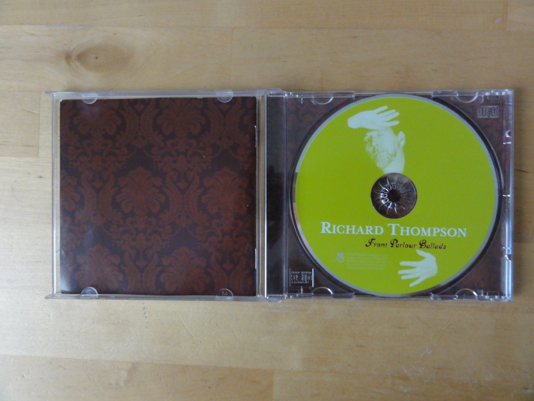 CD: RICHARD THOMPSON "Front Parlour ballads" – Usato da zürich venduto da Goldimmund 1