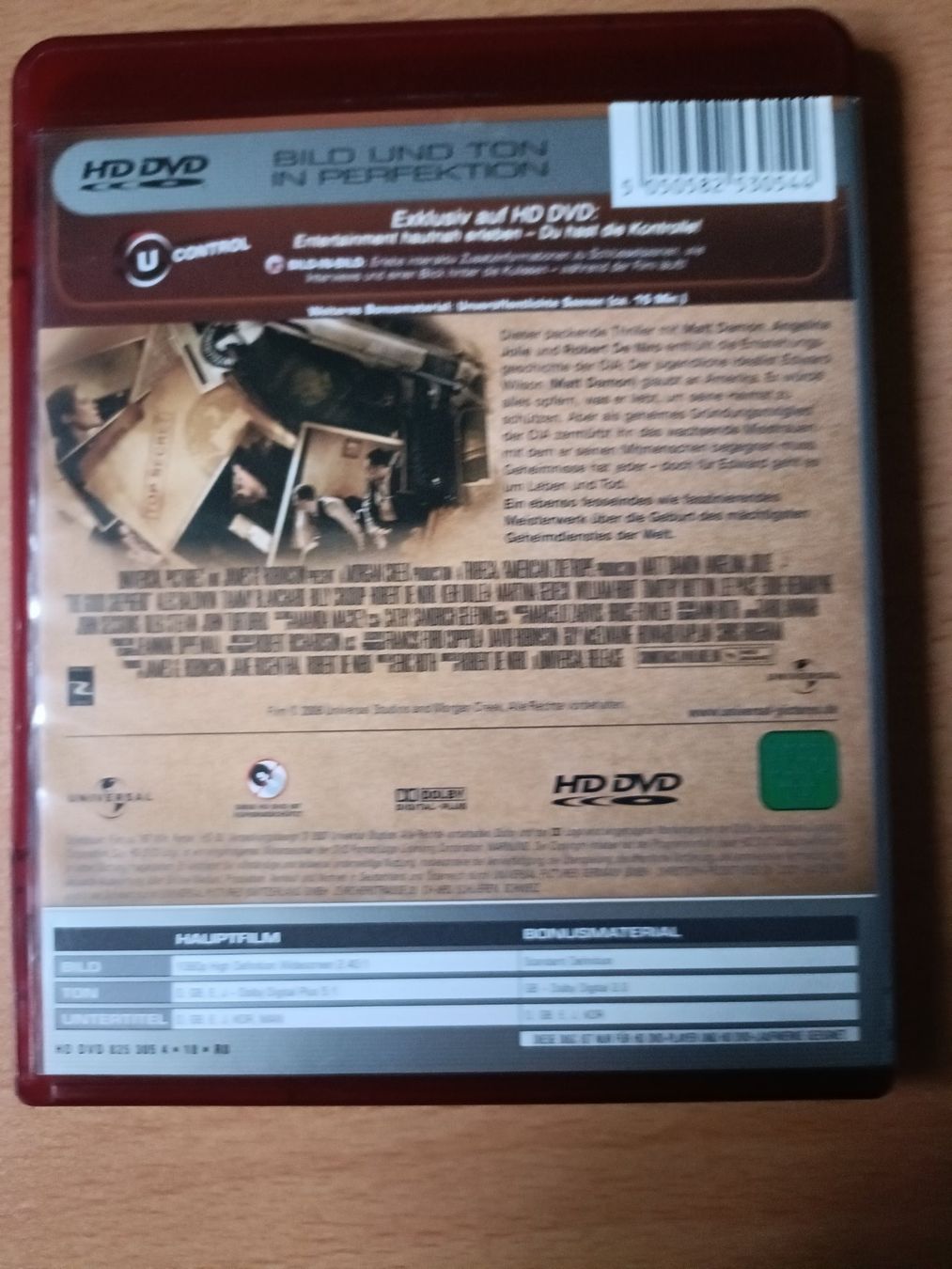 Tutti i DVDs: The Good Shepherd HD DVD – Usato da Köniz venduto da Movieportal007 1