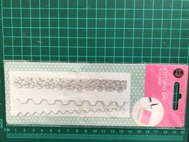 Linien Abschluss Stanzschablonen Cutting DIE Set Nr. 3