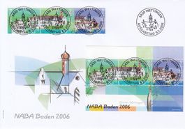 90-92 + 93I FDC mit Vollstempel Wettingen 4.5.06
