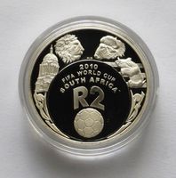 1oz Feinsilber, SOUTH AFRICA 2R 2007, FIFA Worldcup 2010- PP