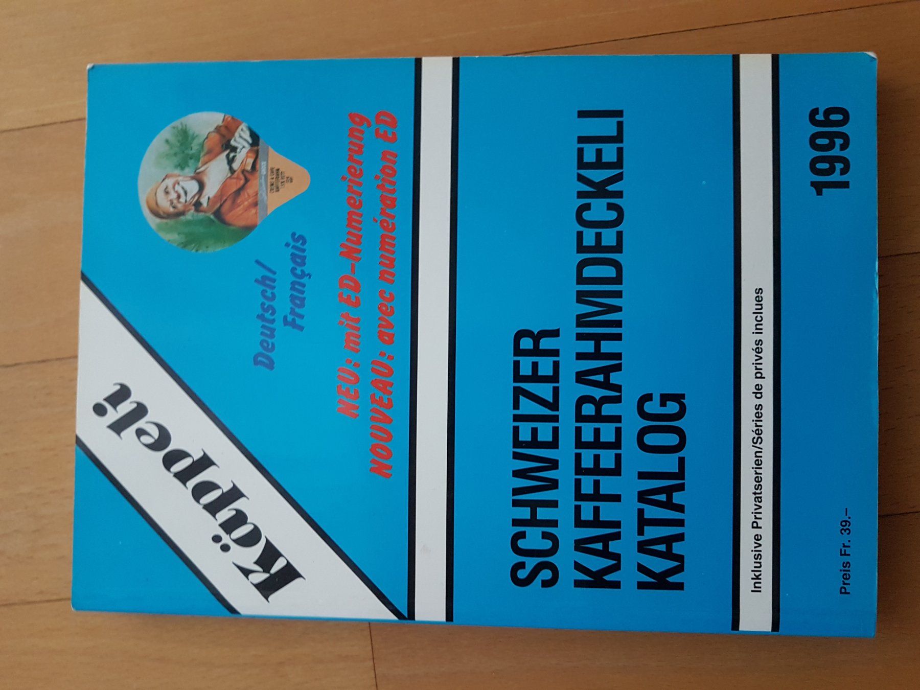Libri: Schweizer Katalog Käppeli Kaeppeli Kafferahmdeckeli 1994 – Usato da Tobel venduto da YAMAHA14 4