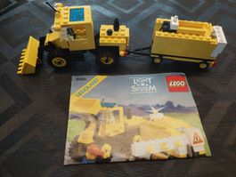 Lego Schaufelradlader mit Kompressor-Wagen Nr. 6481