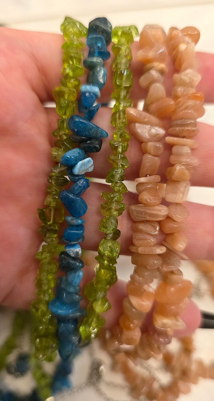 Minerali & Pietre curative: 5 Edelstein Halsketten Set – Nuovo e nell'imballaggio originale da Matzingen venduto da Shay_Crystalz 1