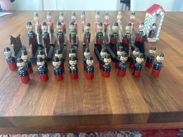 Holzfiguren Soldaten Konvolut guter Zustand