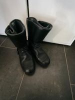 Motorrad Schuhe Stiefel Gr. 36 Leder Schwarz