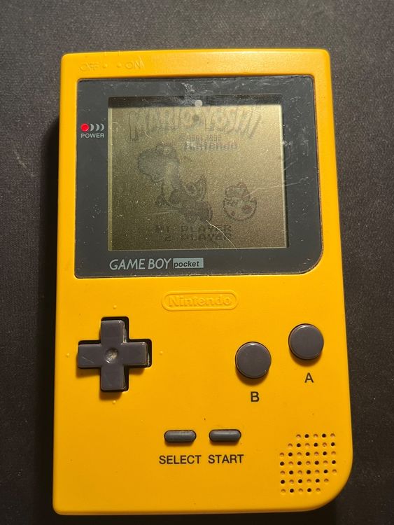 Gameboy Pocket Gelb + Mario & Yoshi Original Nintendo (Gebraucht) in St ...