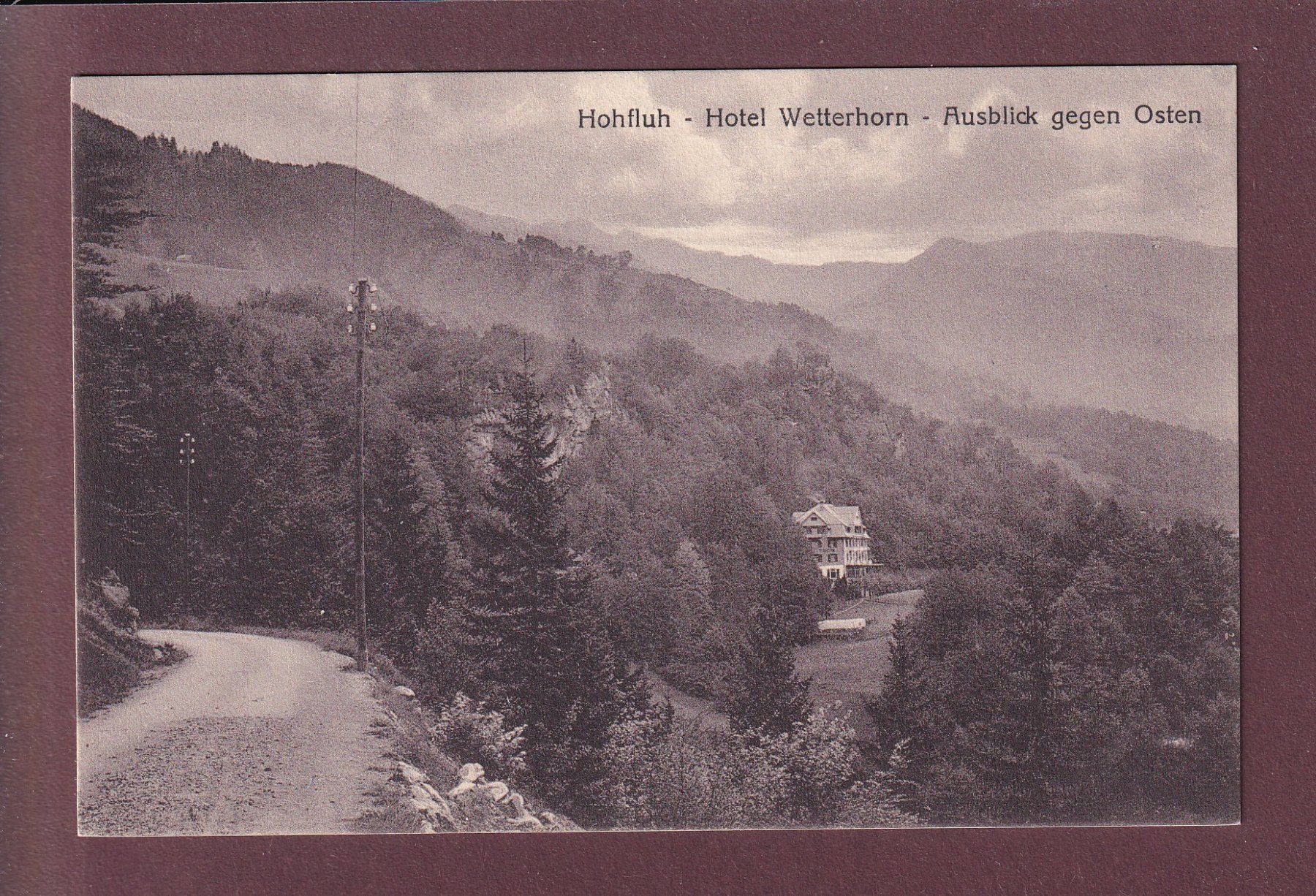 Cartoline postali: HOHFLUH - Hotel Wetterhorn – Usato da Pully venduto da nicecards