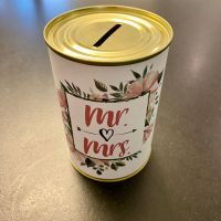 Mr. & Mrs. Spardose zur Hochzeit, neuwertig & speziell