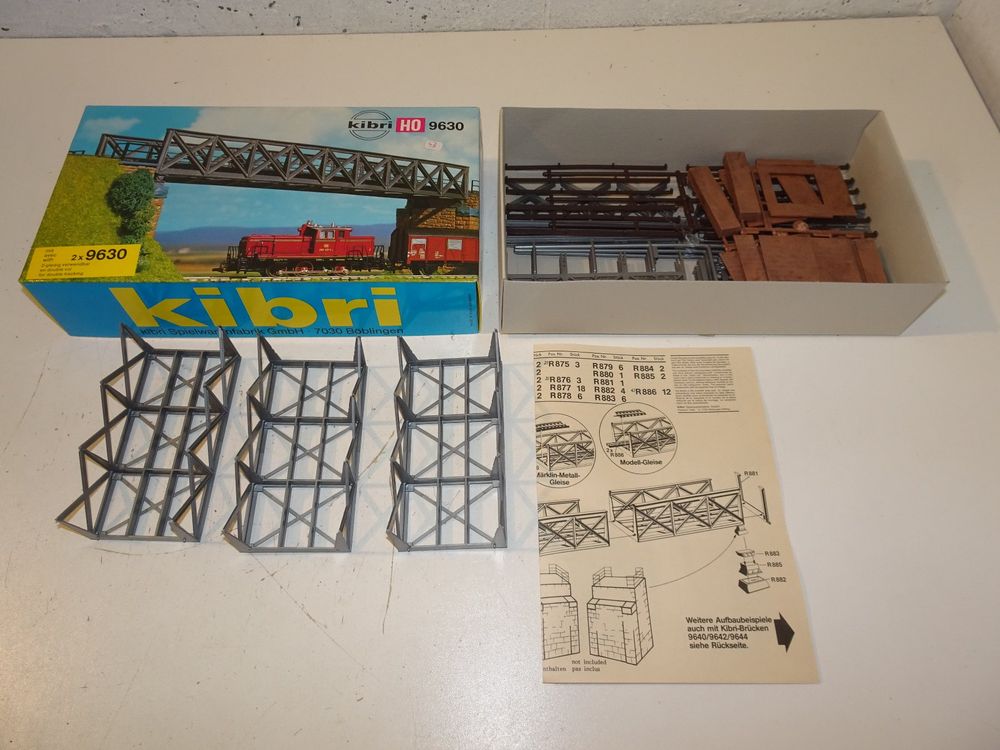 Kibri Bausatz Gitterbrücke HO B-9630 (Neu (gemäss Beschreibung)) in für ...