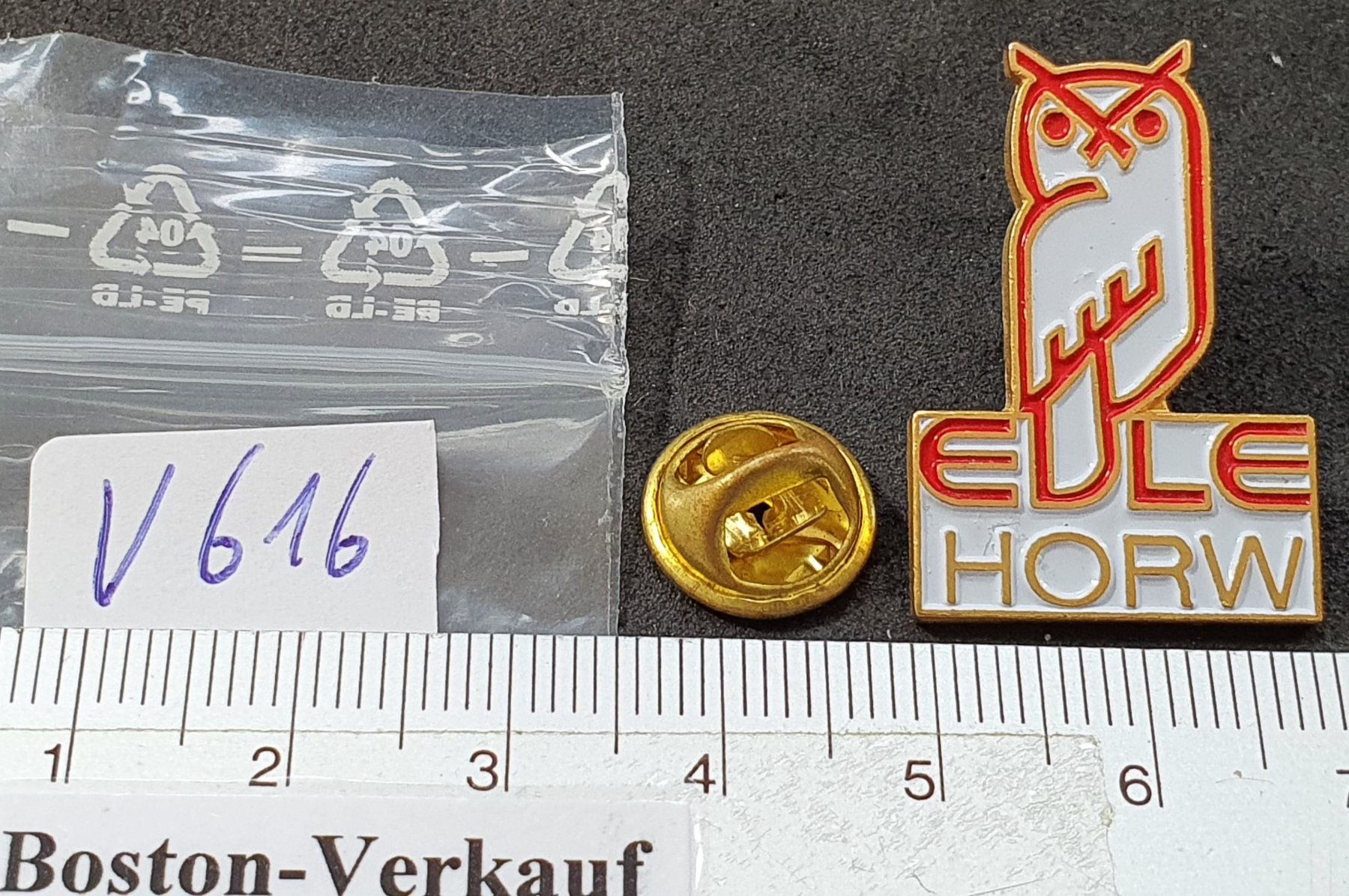 Placchette & Badge: V616 - Pin Eule HORW – Usato da Reinach BL venduto da Boston-Verkauf 1
