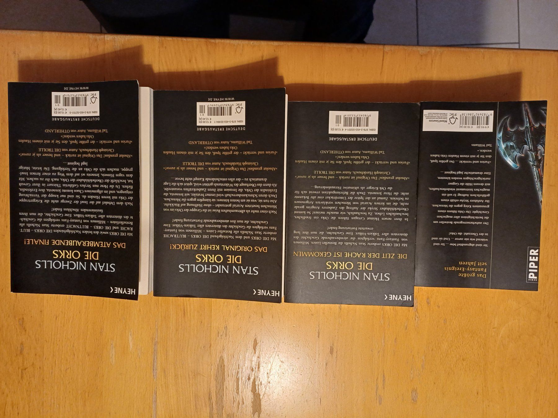 Libri: Stan Nicholls - Die Orks – Usato da Vevey venduto da Patnan 1