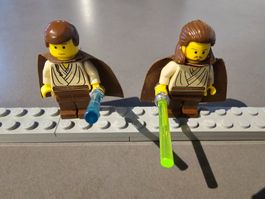 Lego Star Wars Obi Wan sw0069 und Qui Gon sw0027