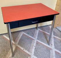 Retro Tisch mit Schublade, Vintage Look, 77cm hoch!