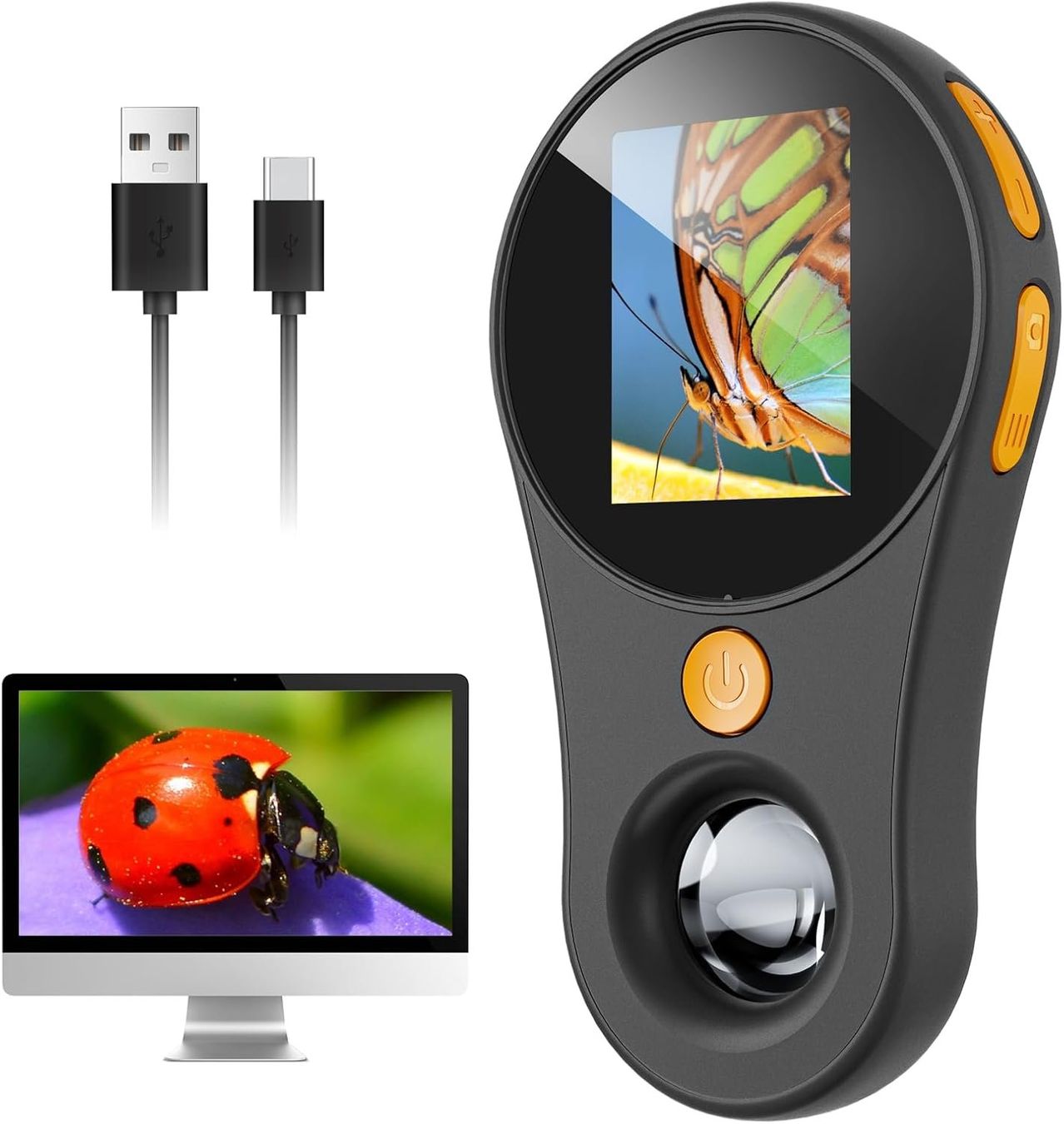 Microscopi: USB Handy Digital Mikroskop 500X mit 8 LED – Nuovo e nell'imballaggio originale da Châtelaine venduto da topshop.switzerland
