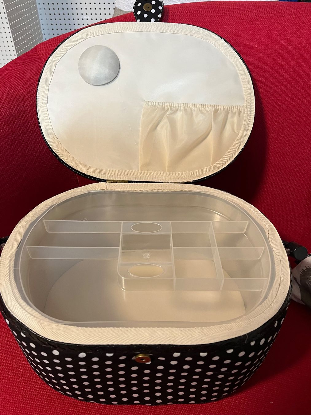 Altro per la casa: Nähkorb Vintage Polka Dots Retro – Nuovo e nell'imballaggio originale da Oeschseite venduto da matina5 1