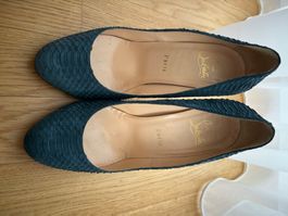 Christian Louboutin blaue Highheels