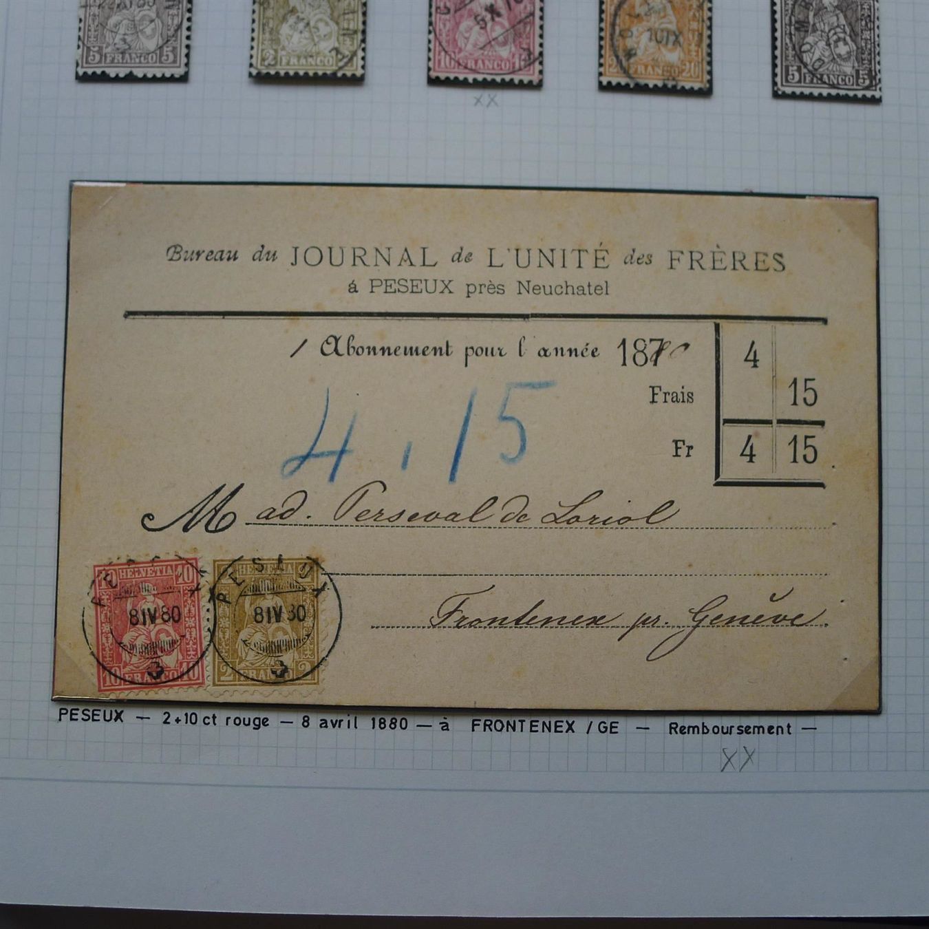 Alle Briefmarken: SITZENDE HELVETIA, tolle STEMPELSAMMLUNG – Gebraucht aus Sursee von Luzernerraute 6