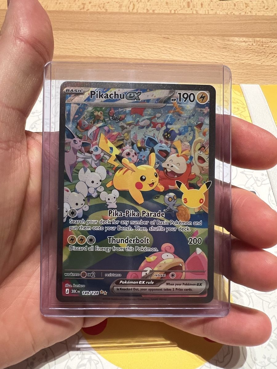 Pokémon Carte collezionabili: Pikachu ex 30th Celebrations – Nuovo (secondo la descrizione) da Villmergen venduto da Rigiflitzer