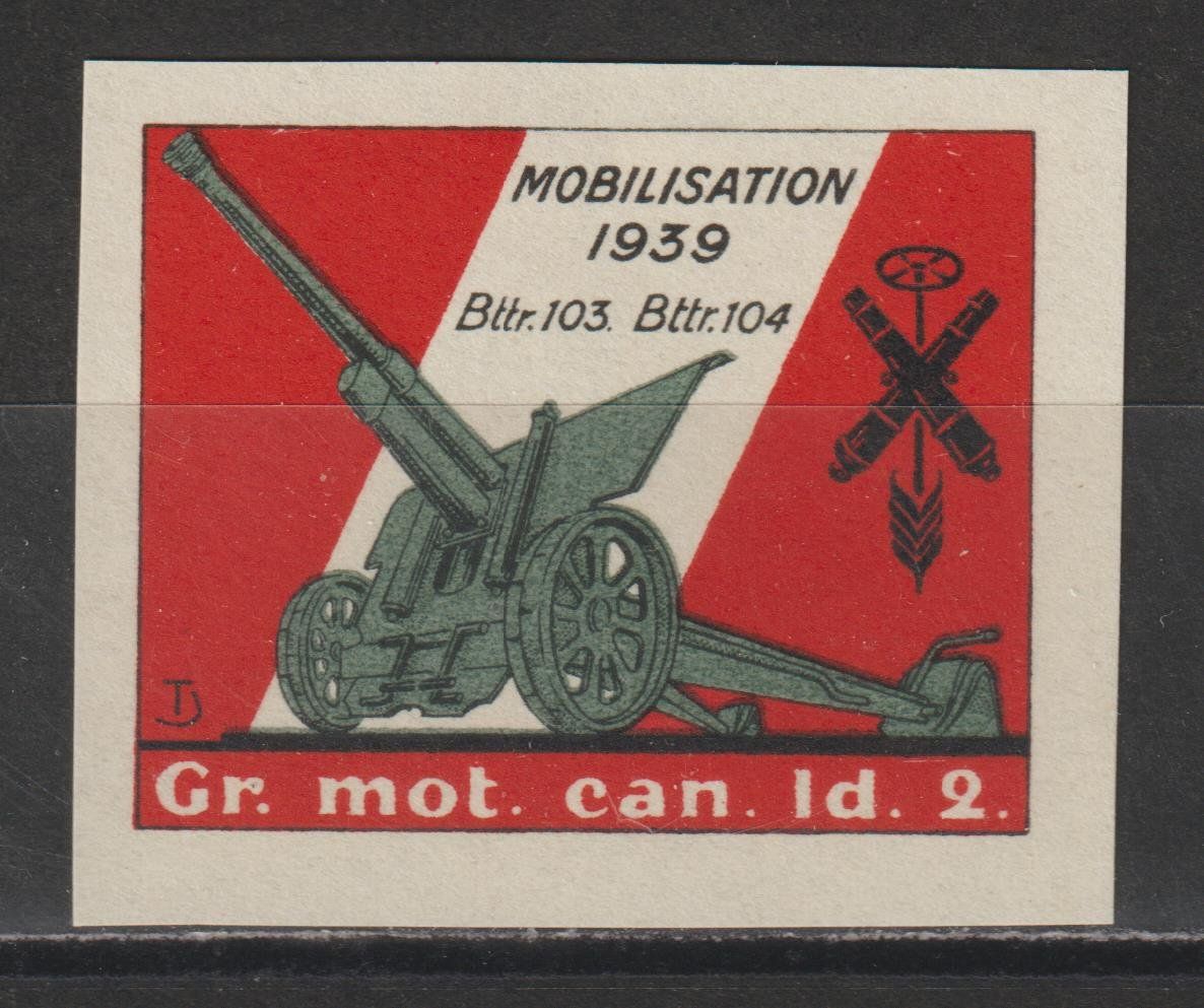 Alle Briefmarken: Artillerie Nr. 31/2 * – Gebraucht aus Siebnen von Fstaehli