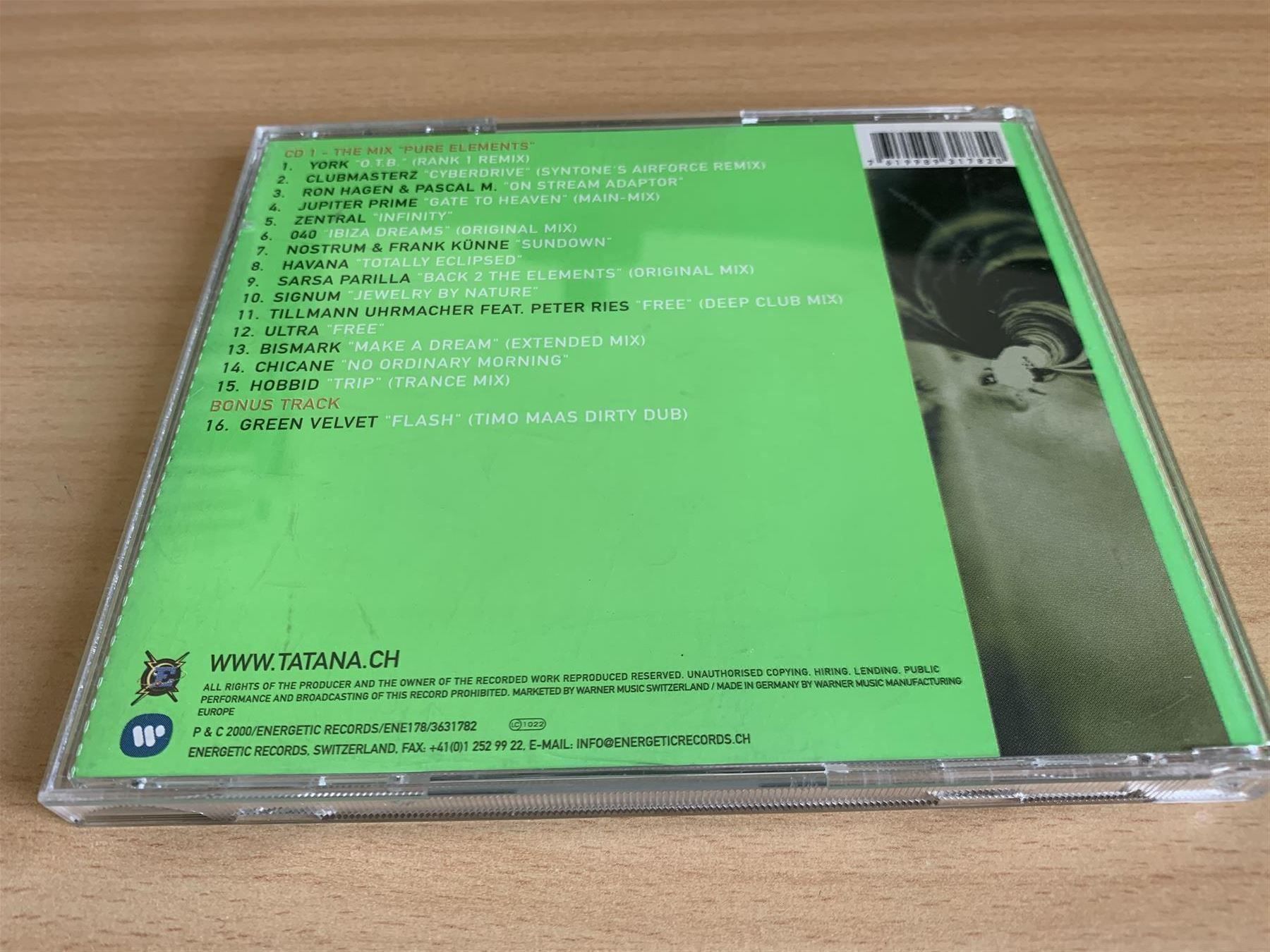 CD: DJ Tatana – Pure Elements – Usato da Rikon im Tösstal venduto da Alpenmutz 1