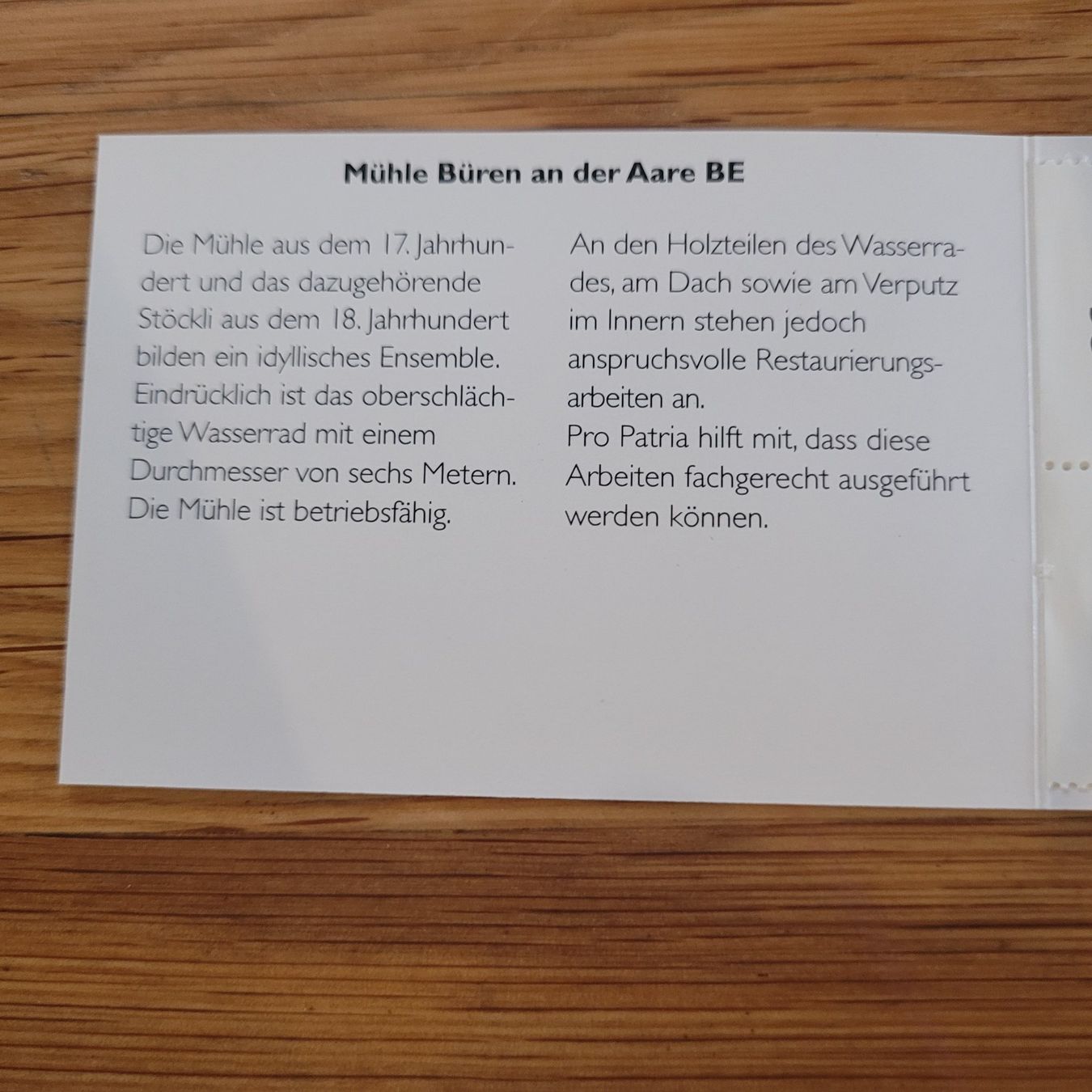 Tous les timbres: Markenheftchen Carnet De Timbre Pro Patria 2002 – D'occasion à Biel/Bienne par Destockweb 1