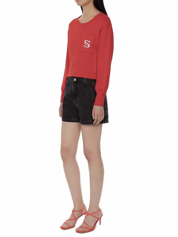 Maglioni & Felpe: SANDRO PARIS Pullover Strick rot Gr. S – Nuovo (secondo la descrizione) da Dübendorf venduto da CaBer 4