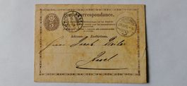 Carte Correspondance 1874