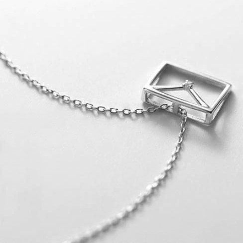 Catenine: Briefumschlag Halskette aus Silber – Nuovo e nell'imballaggio originale da Wil SG venduto da Veratier