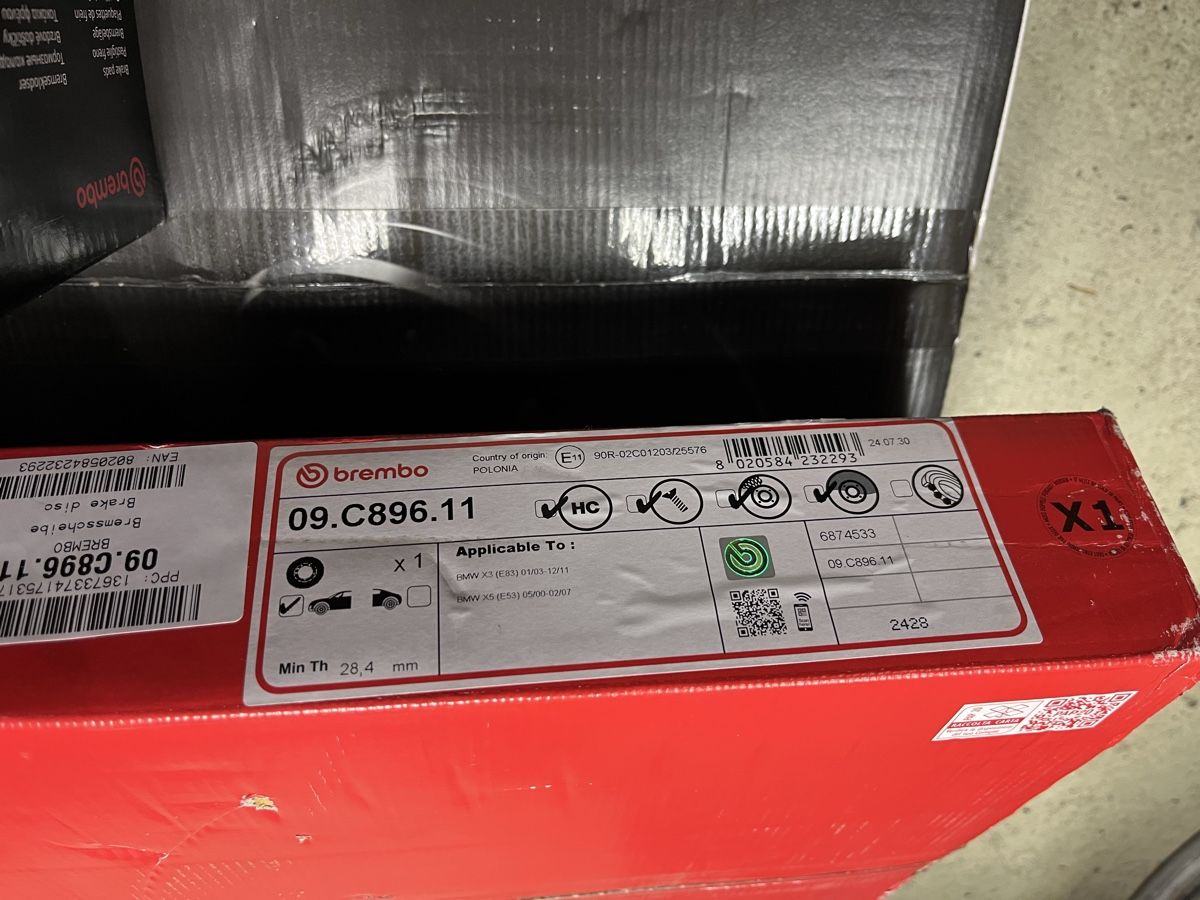 Brembo Alle Autoersatzteile: Satz Brembo Bremsen OVP BMW e53 X5 – Neu und originalverpackt aus Greppen von Slik21 4