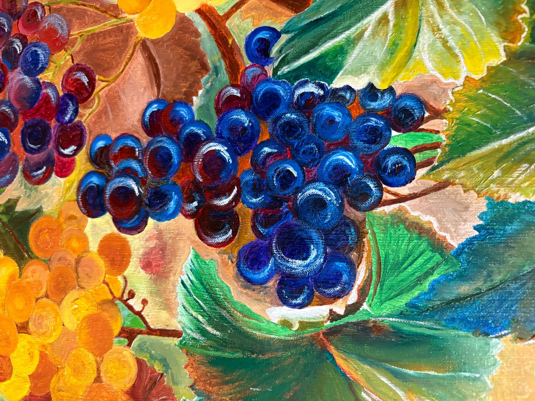 Gemälde: 85 x101/ 2017 Juan de Capistrano/ Öl Gemälde Stillleben – Gebraucht aus Ottenbach von TimelessEmotions. 6