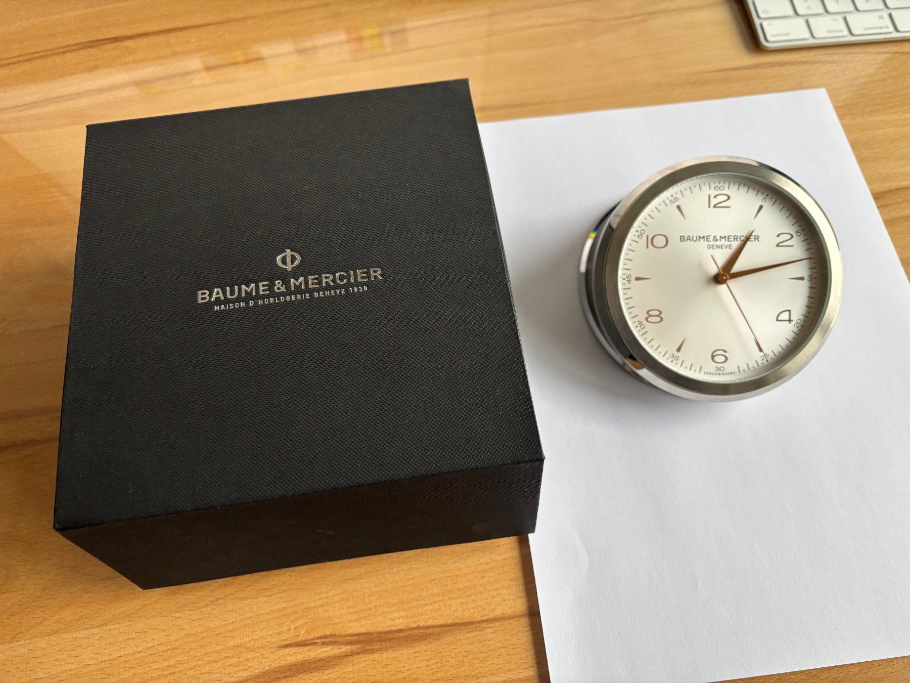 Baume & Mercier Orologi: Baume & Mercier CLIFTON Tischuhr – Nuovo (secondo la descrizione) da Weisslingen venduto da mxbrunner 3