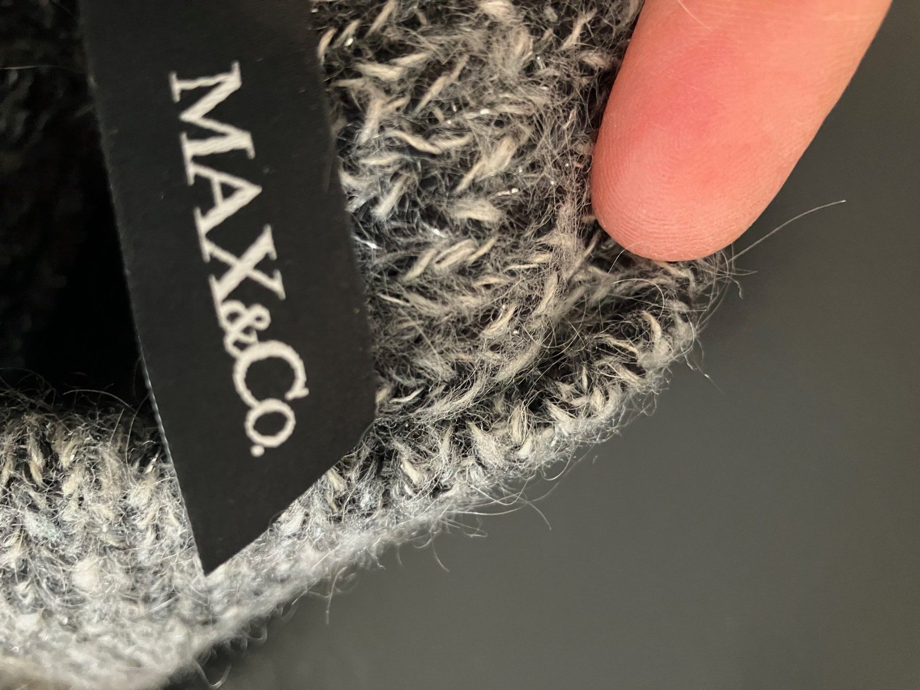 Marc Cain Pullover & Sweatshirts: MAX&Co. Wollpullover Gr. S. Strickoptik in Schwarz-Weiss – Neu (gemäss Beschreibung) aus Baar von leo_j8vl 1