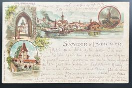 Souvenir D Estavayer Litho 