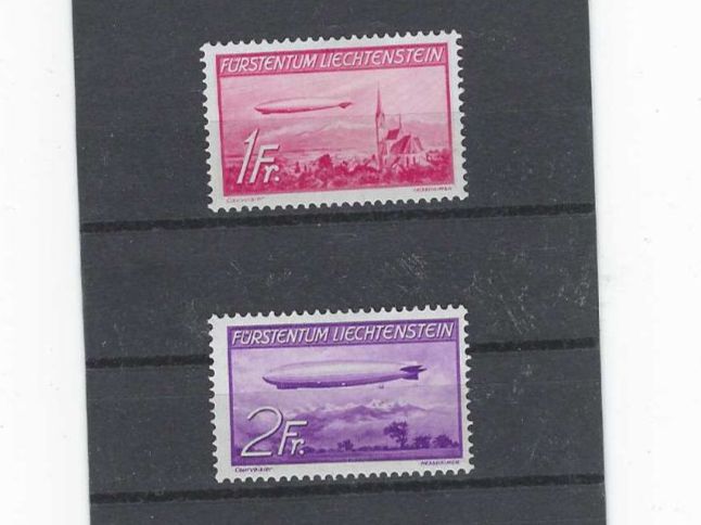 Tutti i francobolli: LIECHTENSTEIN FLUGPOST 1936 ** ZEPPELIN – Nuovo (secondo la descrizione) da Dintikon venduto da bonita099