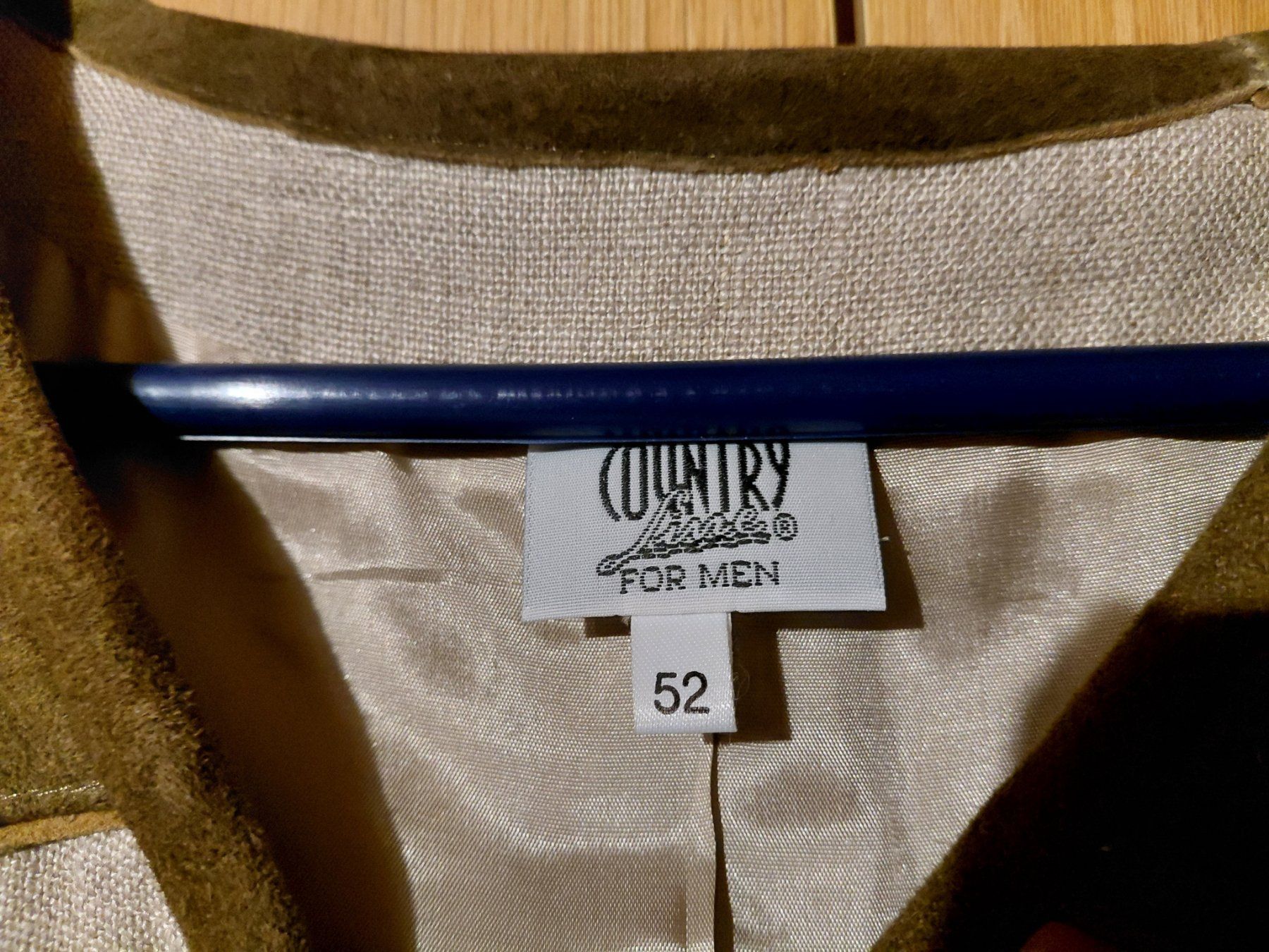 Gilets & Westen: Gilet Leinen mit Echtleder – Neu (gemäss Beschreibung) aus Wolfisberg von Flaeki 2