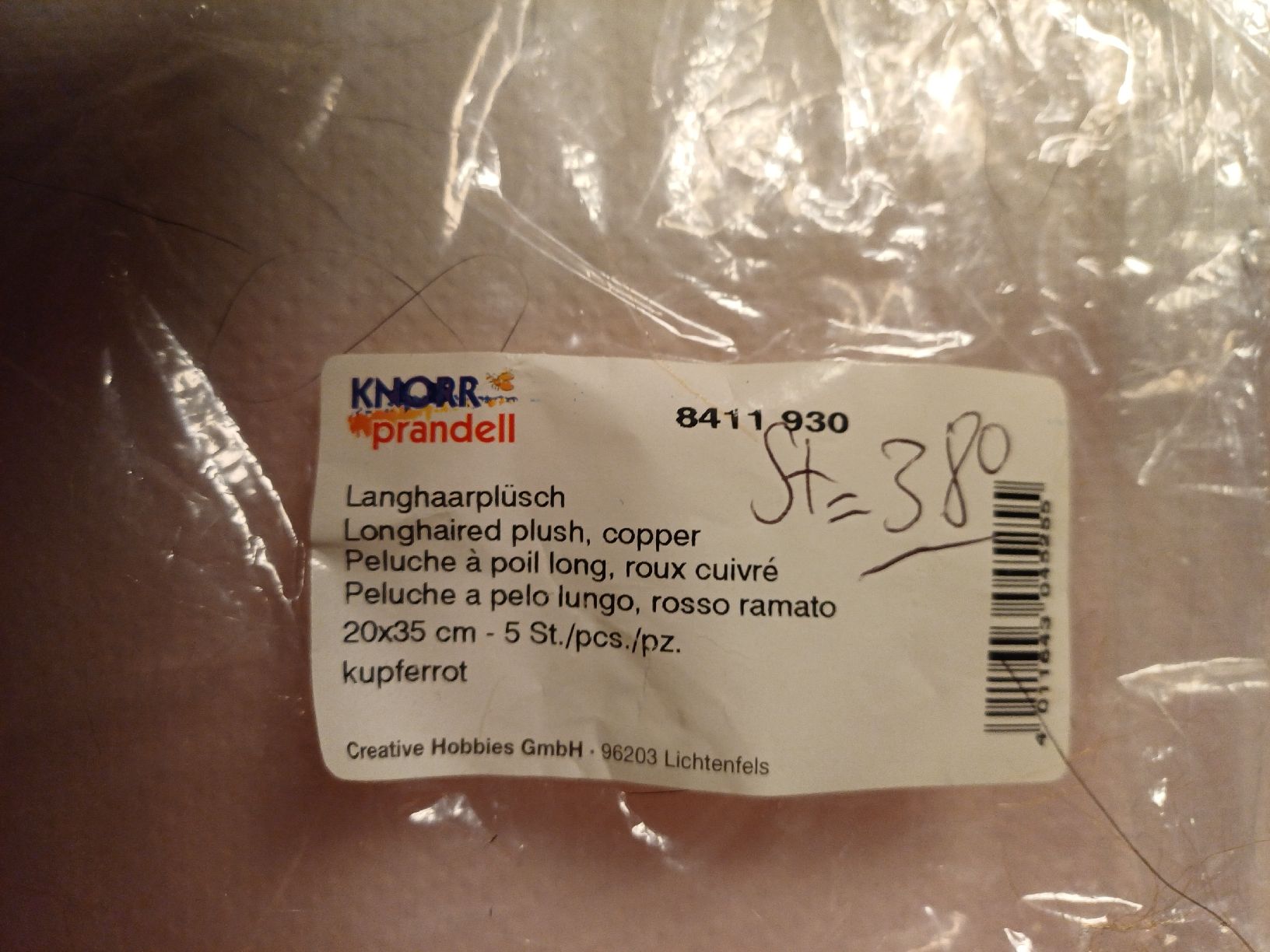 Stoffe: 10 Stück Langhaarplüsch – Neu (gemäss Beschreibung) aus Gächliwil von lesidees 4