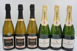 3x Cave de Turckheim & 3x Colligny Champagne (26100560Z)