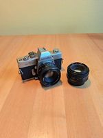 Minolta analog SR-T 101 Kamera mit 2x 50mm Objektiven
