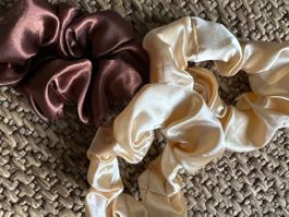 3er Set Haargummis braun beige neuwertig
